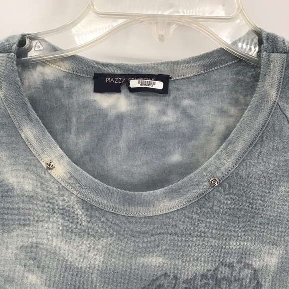 Piazza Sempione Women’s Top T-Shirt Casual Career Italian Size XS (no tag) - Picture 3 of 5